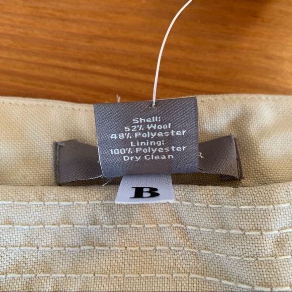 Ann Taylor 2 Piece Beige Suit Jacket and Skirt - Picture 13 of 16